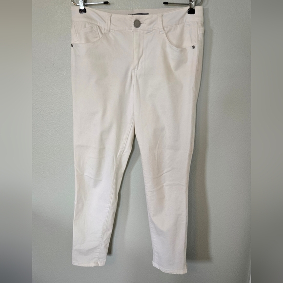 Wit & Wisdom White Skinnies Size 8 - Picture 1 of 5